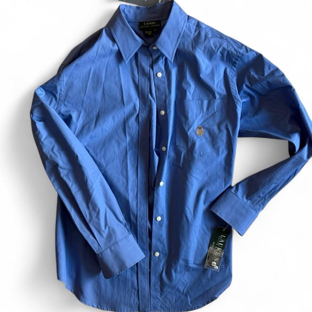 Ralph Lauren Men's Blue Dress Shirt